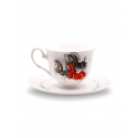 Filiżanka porcelanowa Irys - Koński spacer 220 ml - Józef Wilkoń
