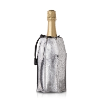 Rękaw chłodzący do butelek szampana srebrny Active Cooler – Vacu Vin