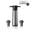 Pompka próżniowa do wina ze stali nierdzewnej z 2 korkami – Wine Saver Stainless Steel