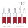 Pompka próżniowa do wina ze stali nierdzewnej z 2 korkami – Wine Saver Stainless Steel