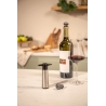 Pompka próżniowa do wina ze stali nierdzewnej z 2 korkami – Wine Saver Stainless Steel