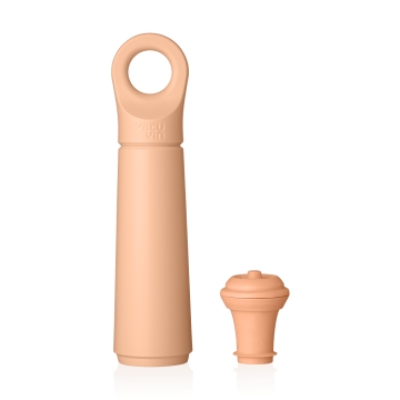 Pompka próżniowa do wina Wine Saver Loop Terra z korkiem - Vacu Vin