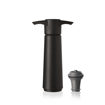 Zestaw do próżniowego zamykania wina Wine Saver Czarny - 1 pompka + 1 korek - Vacu Vin