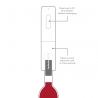 Elektryczny otwieracz do wina USB-C - Vacu Vin