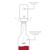 Vacu Vin Elektryczny system próżniowego zamykania wina USB-C - 2 korki - Vacu Vin
