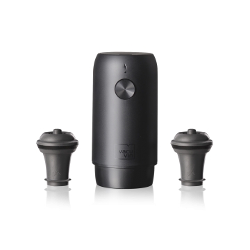 Vacu Vin Elektryczny system próżniowego zamykania wina USB-C - 2 korki - Vacu Vin