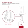 Vacu Vin Elektryczny system próżniowego zamykania wina USB-C - 2 korki - Vacu Vin