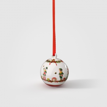 Bombka porcelanowa 7,8 cm - Annual Christmas Edition 2026 - Villeroy & Boch