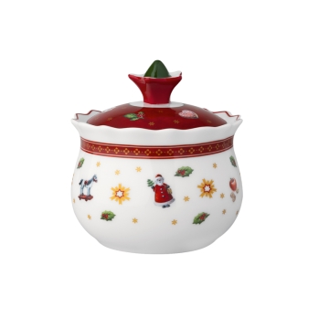 Pojemnik na marmoladę porcelanowy z pokrywką 260 ml - Toy's Delight