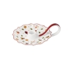 Świecznik porcelanowy na świecę stożkową wys. 5,2 cm - Toy's Delight