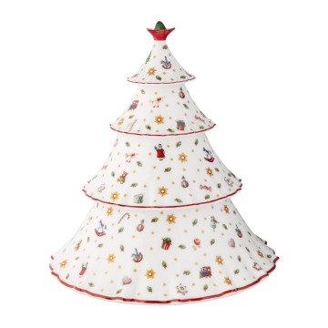 Pojemnik na ciastka porcelanowy z pokrywką wys. 30 cm - Toy's Delight