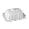 Maselniczka porcelanowa biała z reliefem 18,6 x 15,5 cm - Toy's Delight Royal Classic