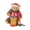 Figurka bożonarodzeniowa ze świecznikiem 25 cm - Christmas Toys
