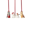 Zestaw 3 ozdób świątecznych wiszących koty - Nostalgic Ornaments
