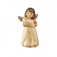 Aniołek z gołąbkiem 6 cm – porcelanowa figurka cznie malowana 41-550-07-1