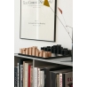Szachy drewniane szaro-czarne - The Functionalist Legacy Collection