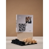 Szachy drewniane szaro-czarne - The Functionalist Legacy Collection