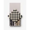 Szachy drewniane szaro-czarne - The Functionalist Legacy Collection