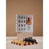Szachy drewniane The Modernist szare 30 x 30,5 cm - Legacy Collection