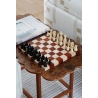 Szachy drewniane The Modernist szare 30 x 30,5 cm - Legacy Collection
