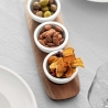 Drewniana taca i trzy miseczki 8 cm - Artesano Original Villeroy & Boch 10-4130-9023