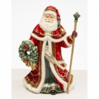 Figurka Mikołaj z girlandą 33 cm – Fitz & Floyd