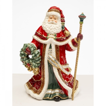 Figurka Mikołaj z girlandą 33 cm – Fitz & Floyd