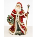 Figurka Mikołaj z girlandą Fitz & Floyd 33 cm
