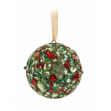 Bombka dekoracyjna zielona 10 cm palais Royal1026487 