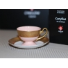 Filiżanka do espresso Prometeusz - Królewska złota - różowa porcelana AS Ćmielów