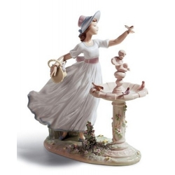 Figurka porcelanowa- Wiosenna radość