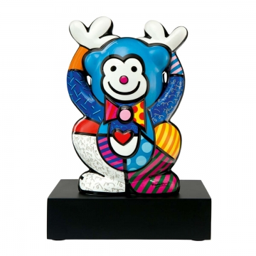 Figurka Niebieska Małpka 33cm - Romero Britto edycja limitowana, 66-451-52-7 Goebel Sklep Internetowy