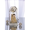Zegar kryształowy 32cm Pocałunek - Gustav Klimt, Goebel 66879826 Sklep internetosy