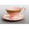 Filiżanka do hebaty Prometeusz - Królewska złota - różowa porcelana AS Ćmielów sklep internetowy