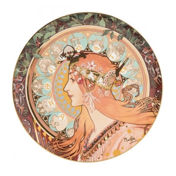 Talerz porcelanowy 36cm Zodiak Alfons Mucha Goebel sklep 66489341