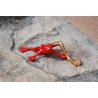 Figurka Żaba z długą łotą nogą - czerwona, firki z porcelany, AS Ćmielów sklep