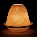 Lampion porcelanowy Anioł z Gwiazdką 10cm