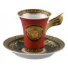 Zestaw 6 Filiżanek do espresso 0,09l Versace Medusa