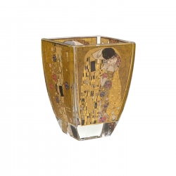 Świecznik Tealight 11cm Pocałunek - Gustav Klimt