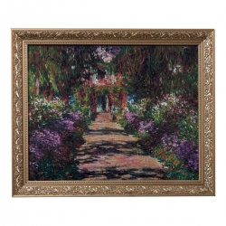 Obraz porcelanowy 58x48cm Ścieżka w ogrodzie artysty Monet