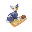 Figurka Kot ze ślimakeim 8cm Rosina Wachtmeister