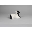 Figurka Baranek czarno-biały