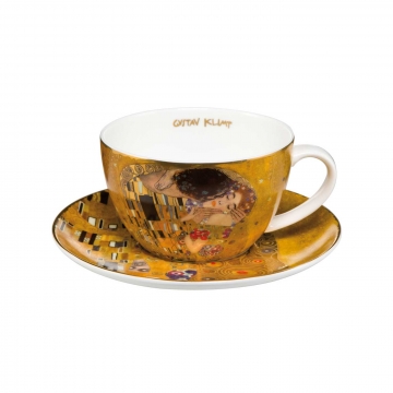 Filiżanka do herbaty 0,25l Pocałunek Gustav Klimt 6653011 Goebel porcelana Bone China
