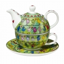 Zestaw Tea For One 15cm/0,35l Ptaki James Rizzi