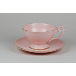 Filiżanka do herbaty Prometeusz różowa porcelana A.Spała