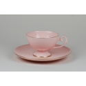 Filiżanka do kawy Prometeusz różowa porcelana A.Spała