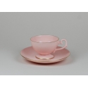Filiżanka do espresso Prometeusz różowa porcelana A.Spała