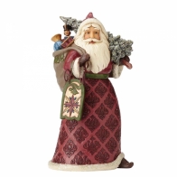 Figurka Mikołaj z prezentami i choinką 24cm Jim Shore 4058751 Enesco