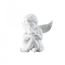 Figurka Anioł z gołębiem, średni 10 cm