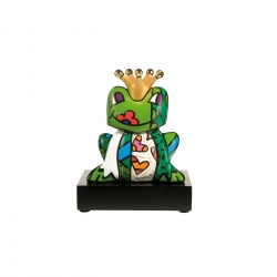 Figurka Prince żaba w koronie 14,5 cm - Romero Britto